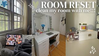 ROOM RESET  Clean my room with me [upl. by Thomson83]