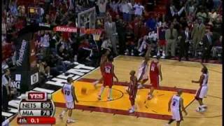 Dwyane Wade Gamewinner vs Nets 111409 [upl. by Gee]