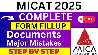 MICAT 2024 Application Form  MICAT Registration 2024  How To Fill MICAT 2024 Application Form [upl. by Allenad]