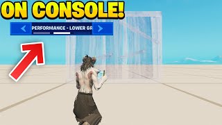 How To Get PERFORMANCE MODE On Console PS4PS5XBOX Fortnite Season 4 [upl. by Alexandria]