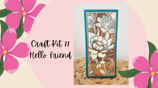 Tonic Studios Craft Kit 77 Hello Friend [upl. by Meli]