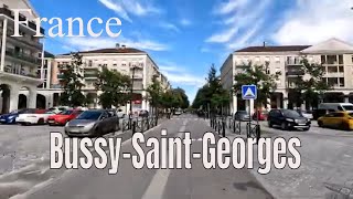 BussySaintGeorges  Driving French region [upl. by Minetta]