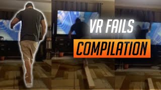 The Funniest VR Fails And Reactions Compilation [upl. by Ekard]