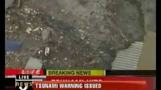 Japan hit by Tsunami [upl. by Adolphe]