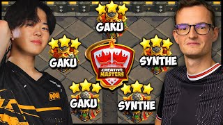 Gaku vs Synthe Battle in the ULTIMATE SOLO War Creative Masters Series 30 [upl. by Yorgos133]