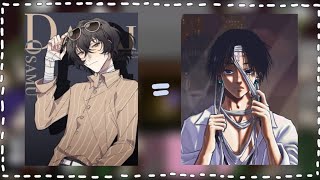 Bsd react to Dazai as Chrollo  bsd x hxh  No part 2  Soukoku  Fyozai [upl. by Anyat430]