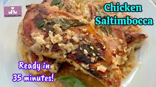 Chicken Saltimbocca easy to make at home [upl. by Matthei]