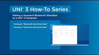 UNI® 3 How to Pair Your Gaumard® Bluetooth Simulator [upl. by Esirec]