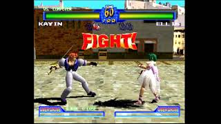 Battle Arena Toshinden 2 PS1  Kayin Amoh vs Ellis [upl. by Ahsets44]