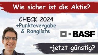 BASF Aktienanalyse 2024 Wie sicher ist die Aktie günstig bewertet [upl. by Lisle]