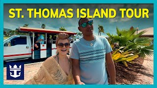 Experience the BEST of St Thomas Sightseeing Tour ROYAL CARIBBEAN CRUISE SHIP🛳 [upl. by Haek]