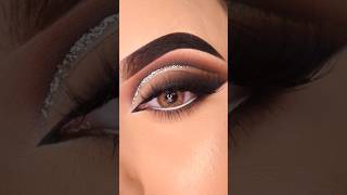 Brown Glam Eye Makeup Tutorial🤎 makeup makeuptutorial eyemakeup shorts youtubeshorts [upl. by Wrdna527]