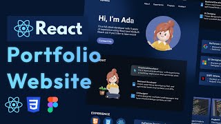 Complete React Portfolio Website Tutorial  Build amp Deploy  Beginners Tutorial [upl. by Shien713]