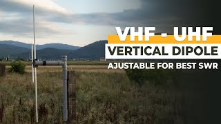 Watch This If You Want To Build A VHF  UHF Vertical Dipole Antenna [upl. by Jeuz]