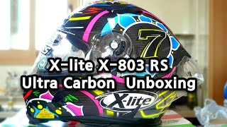 Xlite 803  X803 RS ULTRA CARBON REVIEW  엑스라이트 803 헬멧 개봉기 [upl. by Natsreik]