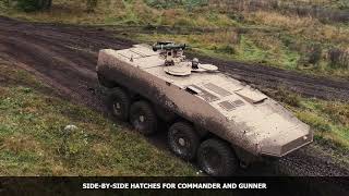 Patria AMV XP APC with Kongsberg Dual Protector [upl. by Ahel503]