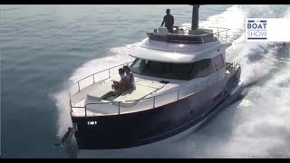 ENG AZIMUT MAGELLANO 43  Motor Boat Review  The Boat Show [upl. by Reffinnej246]