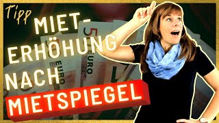 SchrittfürSchrittANLEITUNG Mieterhöhung Mietspiegel auf ortsübliche Vergleichsmiete 📈🤓 [upl. by Hornstein250]