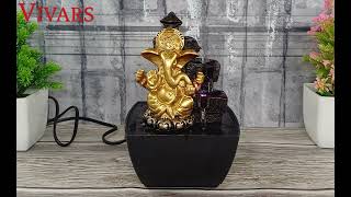 VIVARS Lord Ganesha Water Fountain with LED Lights At 70 Off  VIVARS HOME check description [upl. by Rupert]