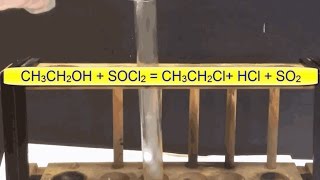 Alcohols Advanced 8 Reacting Ethanol amp Thionyl Chloride [upl. by Dnalel]