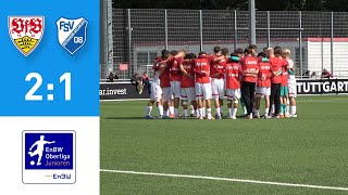 EnBWOberliga  BJunioren VfB Stuttgart II  FSV 08 BietigheimBissingen 202425 [upl. by Essex383]