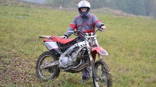 HONDA CRF 600 BUILD CBR 600 MOTOR [upl. by Willin]