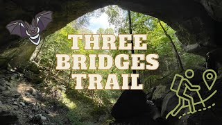 Three Bridges Trail  Carter Caves State Park Kentucky [upl. by Terza]