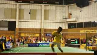 Selangor Badminton Open 2012 9  MS D1 R3 Yogendran Vs Misbun Syawal [upl. by Maribel302]