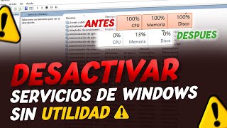 🚀 Cómo Desactivar Servicios Innecesarios en Windows 11 para Mejorar el Rendimiento 💻✨ [upl. by Akired914]