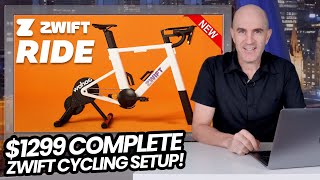 Zwift RIDE Indoor Smart Frame Review  1299 Complete Zwift Cycling Setup [upl. by Farah229]