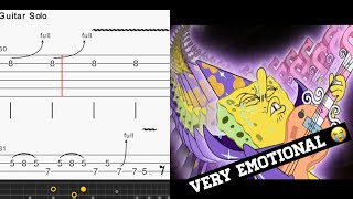 Spongebob Squarepants  Goofy Goober Rock Solo TABS [upl. by Nylram]