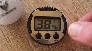 GERMANUS Digital Hygrometer for Humidor [upl. by Fara]