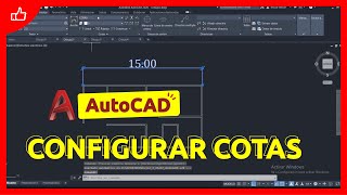 Como configurar cotas en AutoCAD  Muy fácil paso a paso  AutoCAD básico 2021 2d3d [upl. by Nosneb645]