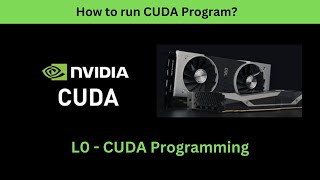 L0 CUDA  How to run CUDA program gpus cuda gpucomputing [upl. by Selrhc]