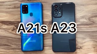 Samsung Galaxy A21s vs Samsung Galaxy A23 [upl. by Galateah645]