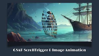 Create GSAP ScrollTrigger Animation with Image Css Effect [upl. by Kemme]