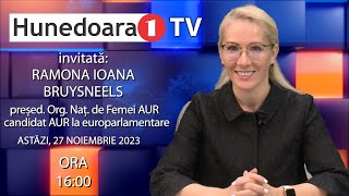 RAMONA IOANA BRUYNSEELS președ Org Naț Femei AUR candidat AUR la europarlamentare [upl. by Andeee867]