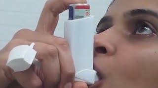 How to use Metered dose inhaler ProAir  Ventolin [upl. by Kimberlee467]