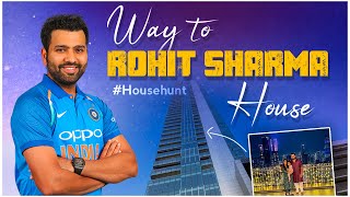 Way to Rohit Sharma house Indian cricketer rohit sharma Houserohit house in mumbai Home tour [upl. by Alvira45]