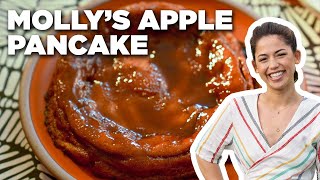 Molly Yehs Apple Pancake  Girl Meets Farm  Food Network [upl. by Ratib]