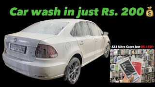 Casual Vlog of Washing our VW Vento Refueling  Buying Case for Samsung S23 Ultra [upl. by Oos]