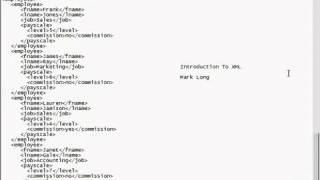 XML Tutorial 1 Introduction [upl. by Eigroeg]