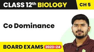 Co Dominance  Principles of Inheritance and Variation  Class 12 202223 [upl. by Aubrie]