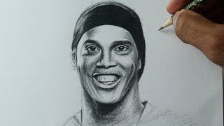 Como desenhar o Ronaldinho Gaúcho PASSO A PASSO narrado [upl. by Aivartal445]