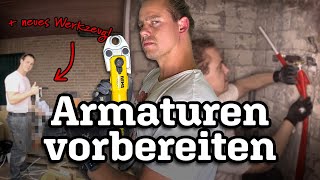 Wandscheiben für Duscharmatur montieren amp Aluverbundrohre verpressen  Aus ALT mach NEU Episode 8 [upl. by Ivatts]