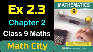 Math class 9 Ex 23 [upl. by Bekah]