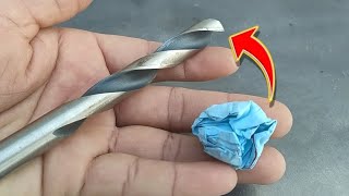 Razor sharp The most effective method to sharpen a drill in 10 seconds [upl. by Lledraw]