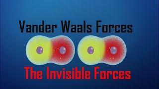 Vander Waal Forces The Invisible Attraction [upl. by Rebmyk564]