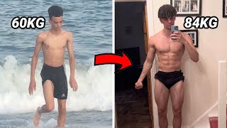 My 3 Year Body Transformation From Skinny To Muscular 1821 [upl. by Tower]