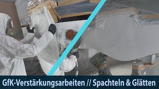 REFIT 4 – GfKReparaturarbeiten  Spachteln amp Glätten [upl. by Vachil]